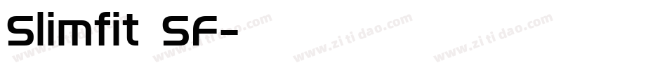 Slimfit SF字体转换